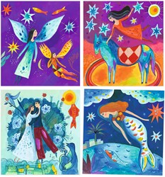 Djeco set attività pittorica ispirata a Chagall - carta FSC