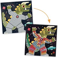 Djeco mosaico Space Battle - gioco creativo per bambini-2