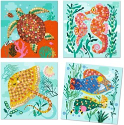 Djeco set mosaico Caribbean - mondo marino creativo