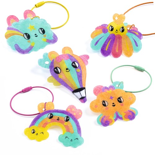 Djeco set creativa portachiavi Kawaii plastica