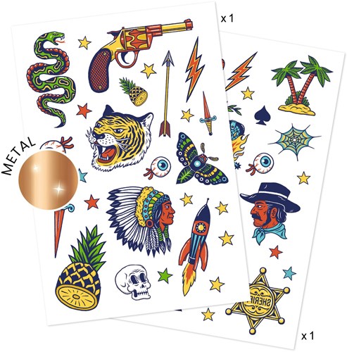 Djeco tattoo Bang Bang - tatuaggi temporanei per bambini FSC MIX