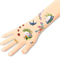 Djeco tattoo Happy Spring - tatuaggi temporanei natura e animali-2