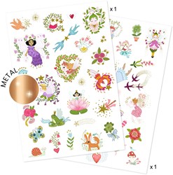 Djeco tatuaggi amici fatine - tatuaggi temporanei bambini FSC MIX