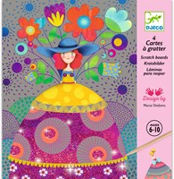 Djeco carte da grattare The beauties' ball - giocattolo creativo FSC MIX-3