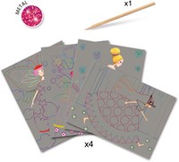 Djeco carte da grattare The beauties' ball - giocattolo creativo FSC MIX-2