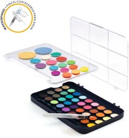 Djeco tavolozza colori a tempera - 53 colori per bambini