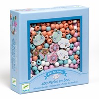 Djeco perline in legno Rainbow set gioielli bambini-3