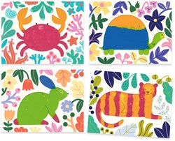Djeco pittura set di colori a dita per bambini - FSC MIX