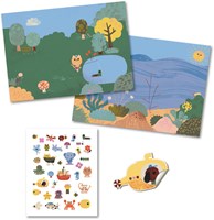 Djeco stickers Summertime - set creativo per bambini-2