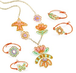 Djeco set creativa fai-da-te Plume e Lotus - giocattolo in plastica magica