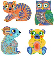 Djeco Magisch Kleuren Waterkleurboek - Animalo-Ma