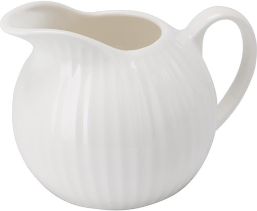 Excellent Houseware lattiera porcellana bianca new bone set 6 pezzi