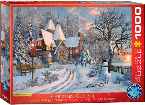 Eurographics puzzle Dominic Davison puzzle natalizio 1000 pezzi cartone-2