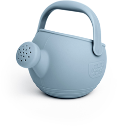 Bigjigs annaffiatoio in silicone - grigio tortora - giocattolo bambini giardino & spiaggia