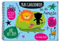 Image Books libro stencil giungla disegno e colorazione per bambini