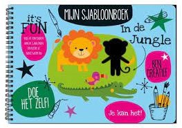 Image Books libro stencil giungla disegno e colorazione per bambini