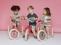 Trybike loopfiets 2 in 1 Steel - vintage rood