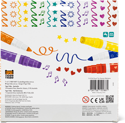 Tiger Tribe pennarelli Dual Tip Stamp Markers per bambini e creatività