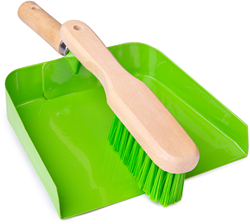 BigJigs giocattoli set paletta e spazzola - giocattolo di pulizia in legno