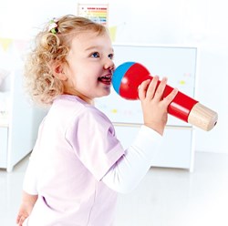 Hape microfono eco giocattolo - Mighty Echo Microphone - musica