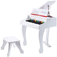 Hape Pianoforte a coda elettrico - Bianco - Pianoforte giocattolo deluxe-2