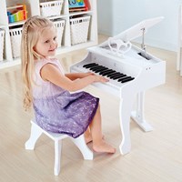 Hape Pianoforte a coda elettrico - Bianco - Pianoforte giocattolo deluxe