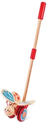 Hape bastone a spinta farfalla giocattolo in legno per bambini piccoli