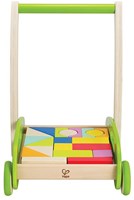 Hape carrello primi passi con blocchi - giocattolo in legno per bambini-3