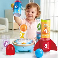 Hape giocattolo educativo Rocket Ball Air Stacker gioco impilabile colorato-3
