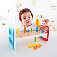 Hape panca arcobaleno in legno giocattolo educativo per bambini