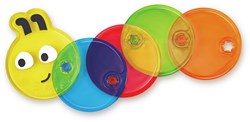 Hape giocattolo bruco Color Mix - giocattolo in legno colorato per bambini