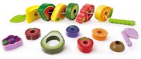Hape giocattolo educativo - Caterpillar Fruit Feast Set - gioco colorato per bambini