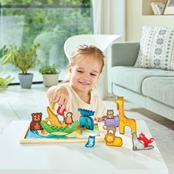 Hape puzzle animali Animal Kingdom - giocattolo in legno per bambini