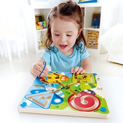 Hape labirinto magnetico insetti giocattolo in legno educativo