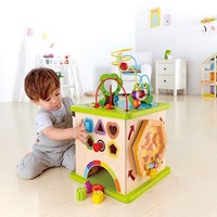 Hape cubo attività in legno giocattolo educativo per bambini piccoli