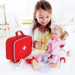 Hape Valigetta del dottore giocattolo per bambini - gioco di ruolo