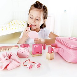Hape set di bellezza in legno accessori trucco per bambini