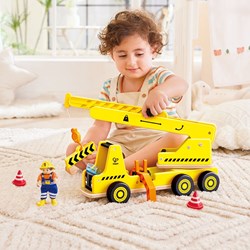 Hape gru giocattolo in legno - veicolo da costruzione dai 2 anni