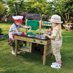 Hape cucina da esterno set gioco per bambini cucina all'aperto