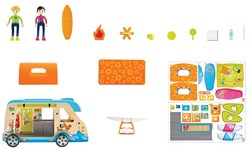 Hape casa delle bambole bus avventura in legno con accessori