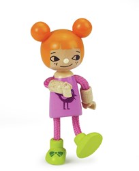 Hape bambola casa delle bambole giovane figlia - bambola in legno