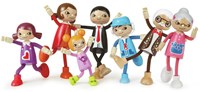 Hape bambola casa delle bambole giovane figlia - bambola in legno-2