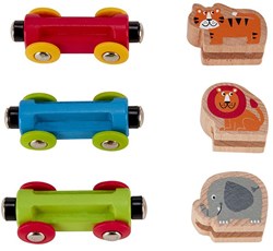 Hape treno in legno Jungle Journey con animali per bambini