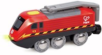 Hape trenino giocattolo a manovella - giocattolo educativo bambini