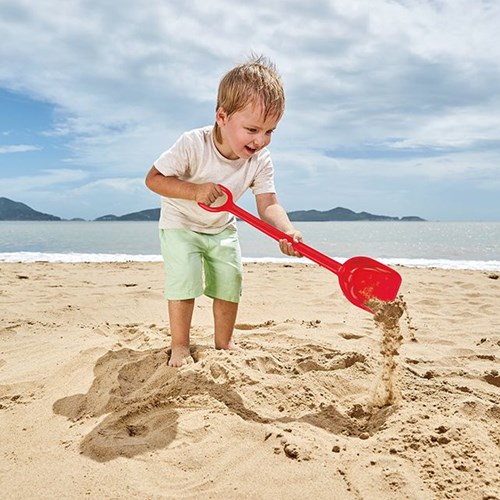Hape Paletta Rossa - Paletta Giocattolo 40 cm per giochi all’aperto