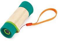 Hape telescopio in bambù giocattolo - telescopio bambini regolabile 8x ingrandimento-2