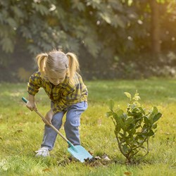 Hape paletta da giardino giocattolo per bambini divertimento all'aperto