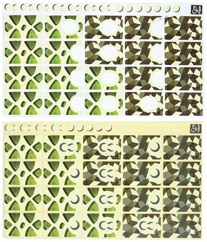 Hape adesivi giocattolo fosforescenti natura decorazione pista biglie