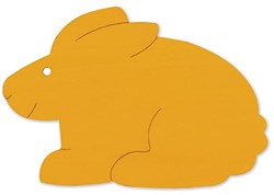 Hape puzzle in legno con coniglio - puzzle a strati 5 pezzi giocattolo sostenibile