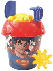 Adriatic set secchiello giocattolo spiaggia Superman Ø18cm per bambini